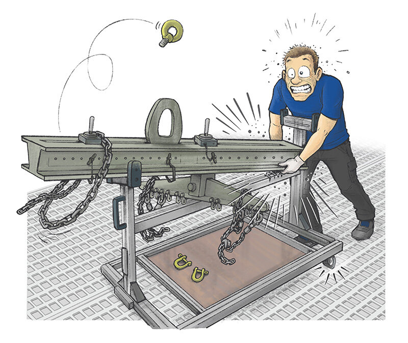 Arbeitsschutz-Comic 2  Rolls-Royce Power Systems