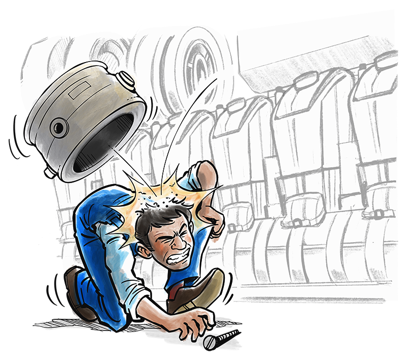 Arbeitsschutz-Comic 1, Rolls-Royce Power Systems