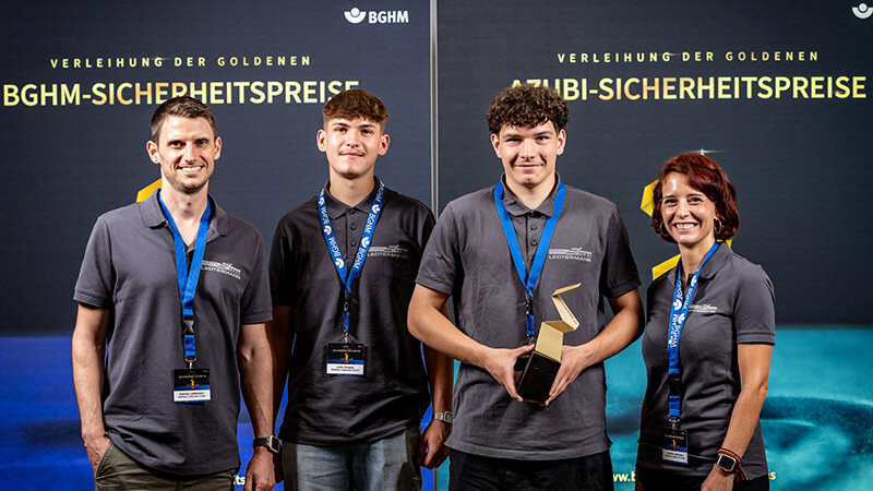 Goldener Azubi-Sicherheitspreis 2026 für die Metallbau Ledtermann GmbH