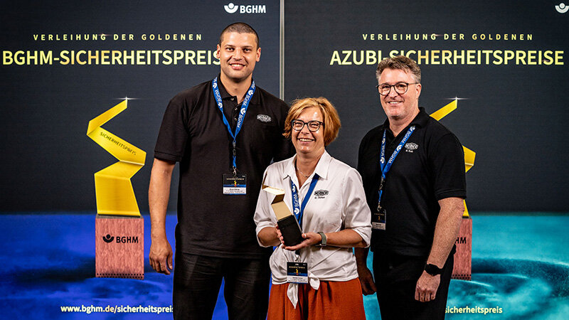 Goldener BGHM-Sicherheitspreis für F. X. MEILLER Fahrzeug- und Maschinenfabrik GmbH & Co. KG