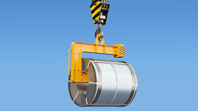 Kranhaken mit Coil